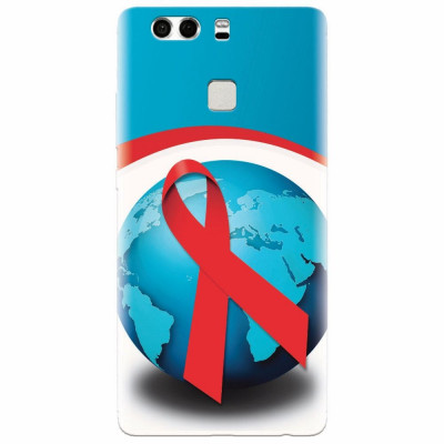 Husa silicon pentru Huawei P9, World Aids Day foto