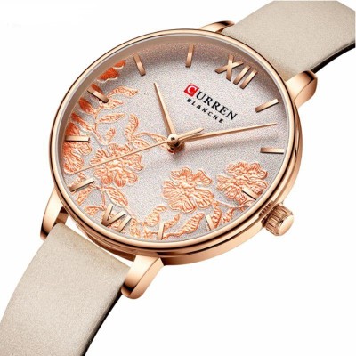 Ceas dama Curren Curea piele Quartz Analog Casual Elegant foto