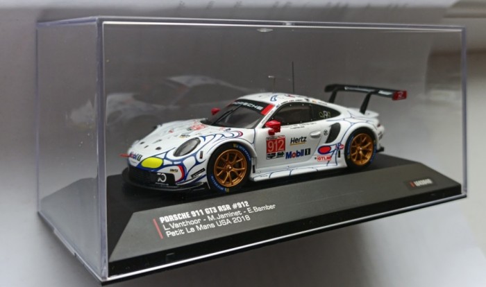 Macheta Porsche 911 GT3 RSR Petit Le Mans 2018 - IXO Premium 1/43