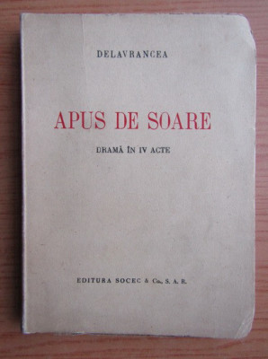 Barbu Stefanescu Delavrancea - Apus de soare (1943) foto