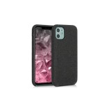 Husa pentru Apple iPhone 11, Textil, Negru, 49805.01