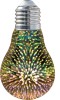 Bec LED decorativ Stardust A60 2W E27, Total Green