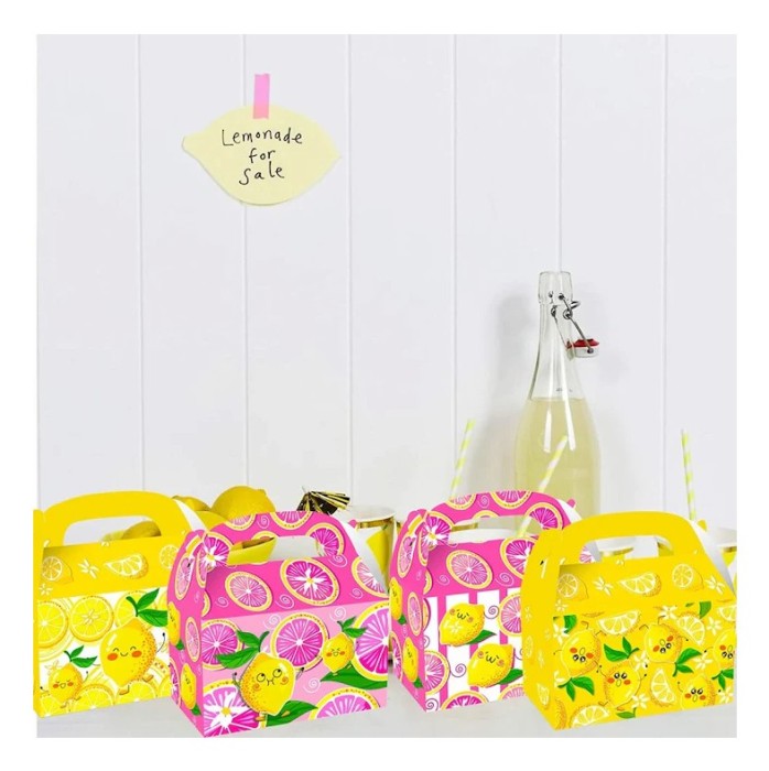 Set 12 cutii pentru prajituri, 16 x 9.5 x 9.5 cm, carton, multicolor