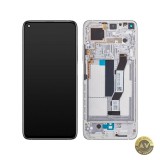 Display cu Touchscreen Xiaomi Redmi K30S / 10T 5G / 10T Pro 5G cu Rama Argintiu Service Pack 5600040J3S00