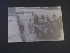 Automobile de Cursă și Echipe de Mecanici - Carte Poștală Franța ,Necirculată