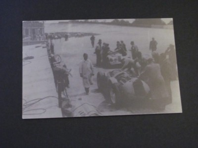 Automobile de Cursă și Echipe de Mecanici - Carte Poștală Franța ,Necirculată foto