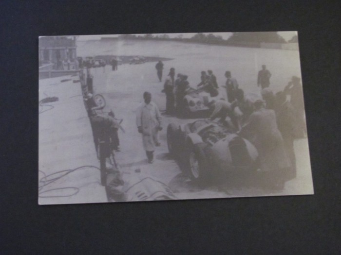 Automobile de Cursă și Echipe de Mecanici - Carte Poștală Franța ,Necirculată