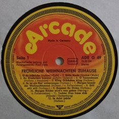 Disc Vinil - Paul Biste - Fröhliche Weihnachten Zuhause-Arcade- ADE G 49