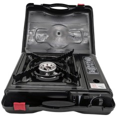 Arzator cu Gaz APF&reg; cu Butelie sau Spray Gaz pentru Camping si Activitati Outdoor cu Valiza Transport