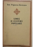 Ion Popescu Sireteanu - Limba si cultura populara (editia 1983)