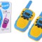 Set Walkie Talkie, 14 x 5 x 2 cm, galben / albastru, raza de actiune 3 km Lean 17283