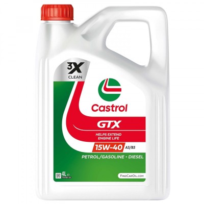Ulei Castrol GTX A3 B3 15W40 4 litri foto