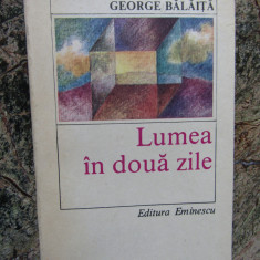 LUMEA IN DOUA ZILE-GEORGE BALAITA