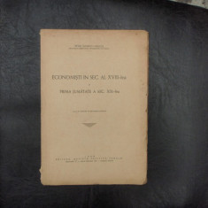 Economisti in sec. al XVII-lea si [rima jumatate a sec. XIX-lea - Petre Ionescu-Muscel