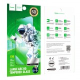 Cumpara ieftin Folie de protectie Ecran HOCO G16 pentru Apple iPhone 15 Plus, Sticla Securizata, Full Glue, 5D, Neagra