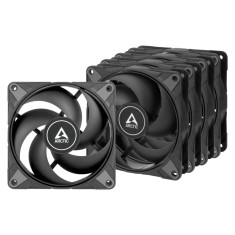 Set 5 ventilatoare Arctic &amp;quot;P12 Max&amp;quot;, 120mm, 200-3300 RPM, FDB bearing, 81.04 cfm, , 4pin PWM, negru, &amp;quot;ACFAN00289A&amp;quot; (timbru verde 0.9lei) foto