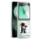 Husa pentru samsung galaxy z flip 6, atasare magnetica, magsafe, make your move, clear