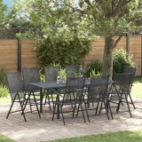 Set de mobilier pentru hol vidaXL 9 Piese Oțel Anthracit