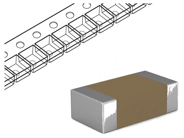 Condensator SMD 100nF 50V Polifenil &plusmn;2% -55&divide;125&deg;C