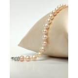 Cumpara ieftin Brățară Perle Cultură Roz Argint 925, 6-6.5mm, Ajustabilă 19-23cm. Bijuterie Damă Elegantă, Cutie Cadou Inclusă. Made in Italy