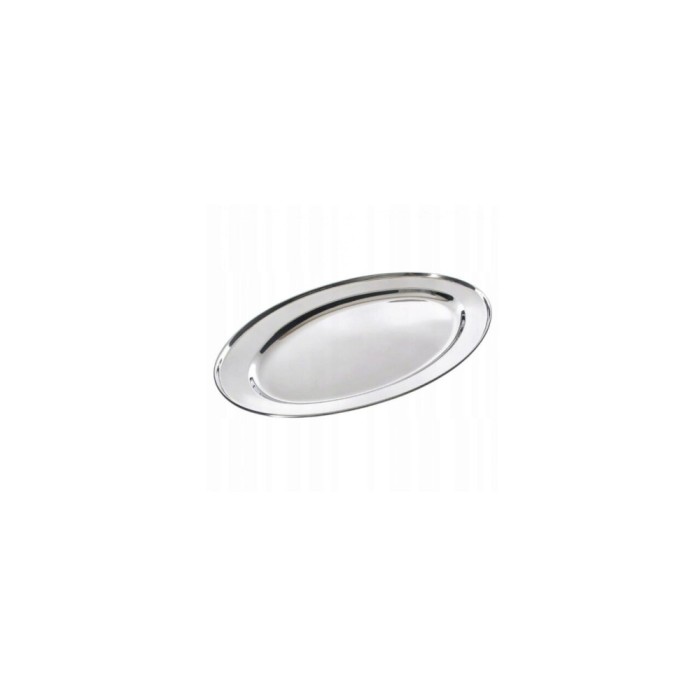 ***Tava ovala, din inox, argintie 30cm, Kinghoff