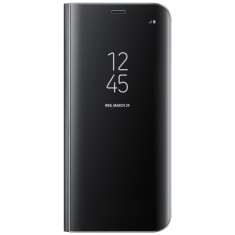 Husa Book Clear View Standing Cover compatibil Samsung S9+, Black