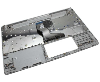 Tastatura HP Argintiu L60341-001 Argintie cu Palmrest, L63578-031 Argintie cu Palmrest, SIKAE0P5U0032013800M9 foto