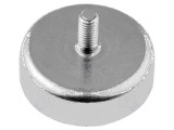Magnet ferită metal greu 6mm 30N &Oslash;20mm oțel