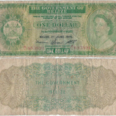 1975 ( 1 VI ) , 1 dollar ( P-33b ) - Belize