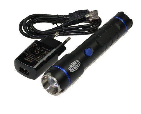 Lampa de lucru, lanterna cu 1 LED Magneti Marelli 007935030160 3W 140 lm, 250 lm, cu incarcator