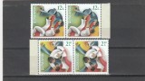 FEDERATIA ROMANA DE JUDO SERIE COMPLETA IN PERECHE,2018,NEUZAT,MNH,ROMANIA., Sport, Nestampilat