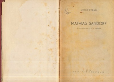 Jules Verne, &amp;quot;Mathias Sandorf&amp;quot;, 1966 foto