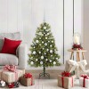 VidaXL Pom de Crăciun Artificial cu Ramuri Articulare și Conuri 120 cm 3395074