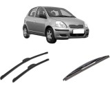 Cumpara ieftin Set 3 stergatoare TOYOTA YARIS (_P1_) 1999-2005, parbriz si luneta, Bosch Twin-Aerotwin Retrofit
