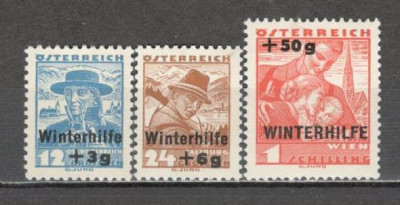 Austria.1935 Ajutorul de iarna-supr. 3 buc. MA.532 foto