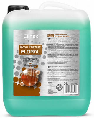 CLINEX Nano Protect Floral, 5 litri, detergent lichid pentru curatare pardoseli, cu particule de sil foto