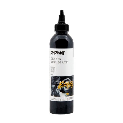 Tus Negru Tatuaj RADIANT Evolved 120ml - Geneva Real Black foto