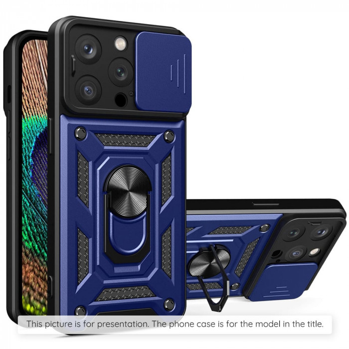 Husa Antisoc Honor Magic6 Lite cu Protectie Camera Albastru TCSS