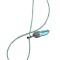 B239. Colier de lux Love Amazonit si Aqua Aura, fir argintiu, Bleu, 45 cm