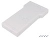 Carcasa TEKO TBT-1.7 pentru echipamente cu ecran, ABS, gri deschis, 116x210x25mm