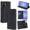 Husa Deluxe compatibila cu Samsung Galaxy A35 &ndash; Tip Carte, Piele Ecologica Negru, Functie Stand si Protectie 360