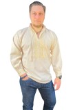 Bluza tip ie barbati RBN 24, marime L, bej, Bumbac
