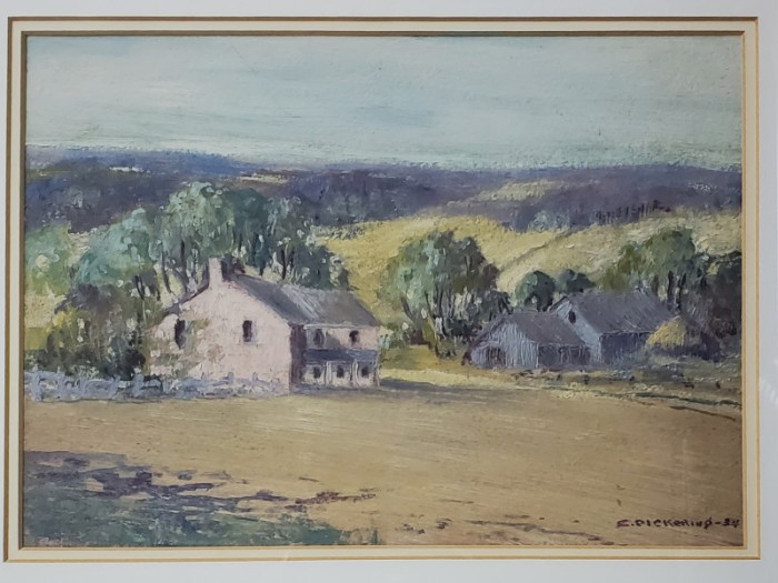 Peisaj, Semnat indescifrabil, 1937