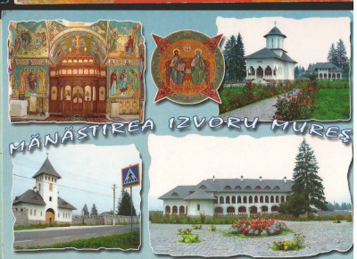 CPI B12451 CARTE POSTALA - MANASTIREA IZVORU MURES, MOZAIC foto