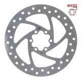Disc frana 140 mm 6h pentru trotineta electrica argintiu