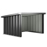 Outsunny Garaj pentru Robot de Tuns Iarba cu Acoperiș &Icirc;nclinat, Adăpost din Oțel Galvanizat pentru Depozitare, Ușor de Asamblat, 108 x 86 x 62.5 cm, G