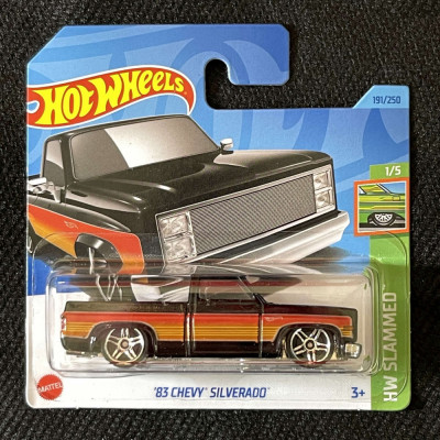 2023 Hot Wheels 191/250 HW Slammed 1/5 &amp;#039;83 CHEVY&amp;#039; SILVERADO foto