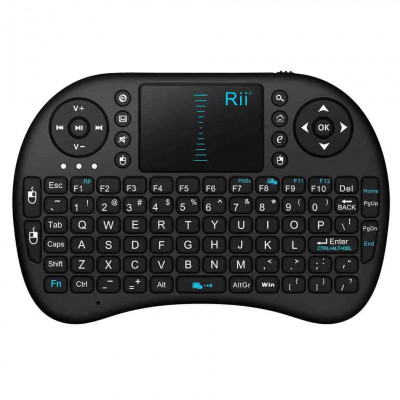 Mini tastatura Rii Wireless Touchpad pentru Android Box, PC, Notebook, Smart TV foto