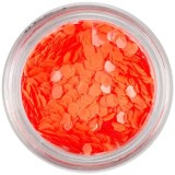 Hexagoane portocaliu-neon - 3mm, INGINAILS