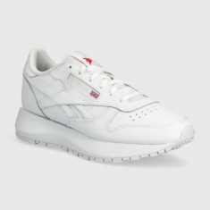 Reebok Classic sneakers din piele Classic Leather culoarea alb, 100074458